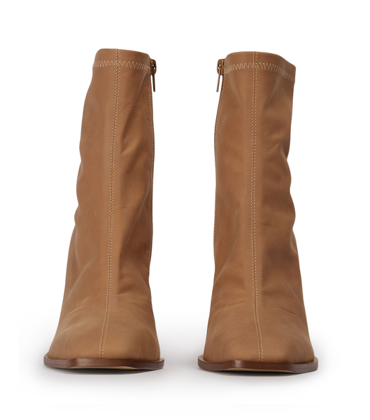 Tony Bianco Rover Caramel Diesel 8.5cm Støvler med Hæl Beige | FDKHY60435