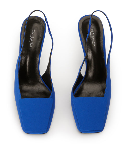 Tony Bianco Rue Azure Crepe 10.5cm Event hæle Blå | DKEGJ49650