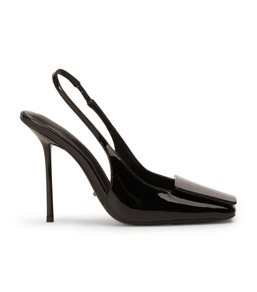 Tony Bianco Rue Black Lak 10.5cm Event hæle Sort | TDKPQ46201