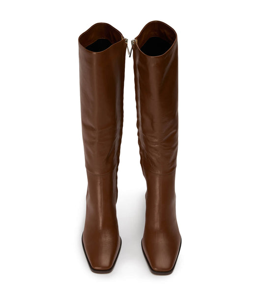 Tony Bianco Rylee Rust Venice 8.5cm Mid Calf Støvler Rød | MDKFT44451