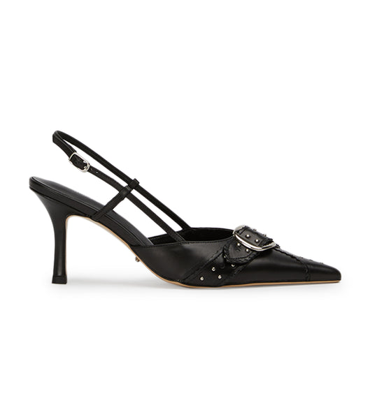 Tony Bianco Sadie Black Como 8cm Court Sko Sort | YDKGT85798