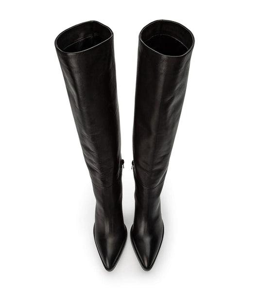 Tony Bianco Skyla Black Como 9cm Mid Calf Støvler Sort | LDKSX61577