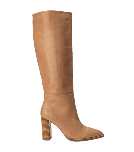 Tony Bianco Skyla Caramel Venice 9cm Knæhøje støvler Beige | DKDFL14665