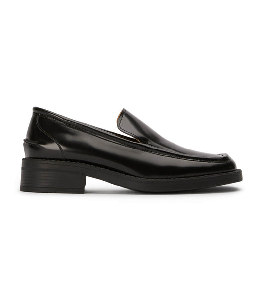 Tony Bianco Teddy Black Como 4cm Loafers Sort | YDKVQ87430