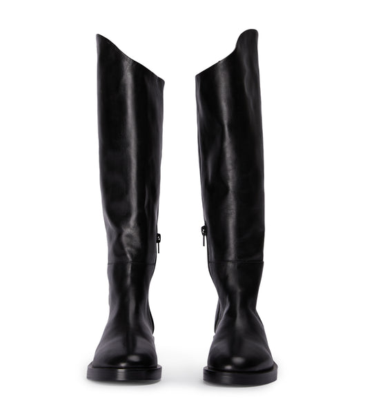 Tony Bianco Tyler Black Como 4cm Mid Calf Støvler Sort | DKDFL89767