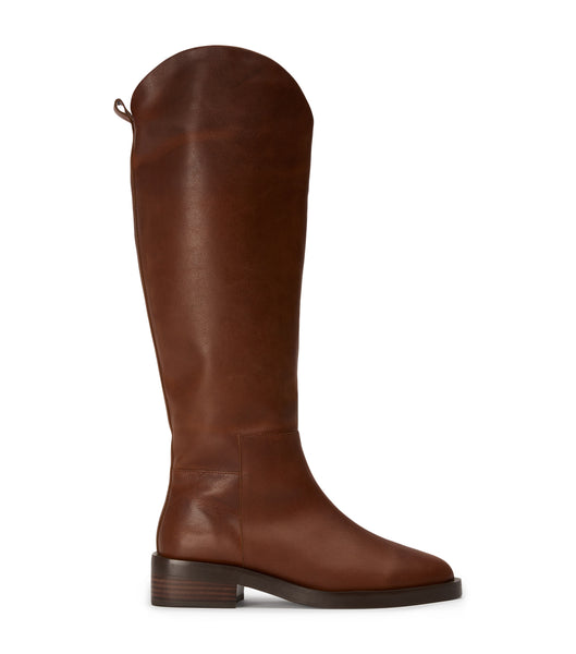 Tony Bianco Tyler Cognac 4cm Mid Calf Støvler Brune | GDKEC33396