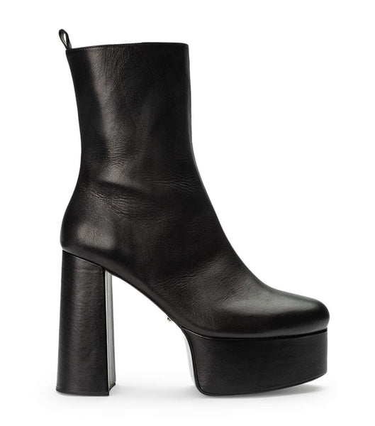 Tony Bianco Tyra Black Como 12cm Støvler med Hæl Sort | DDKVO64133