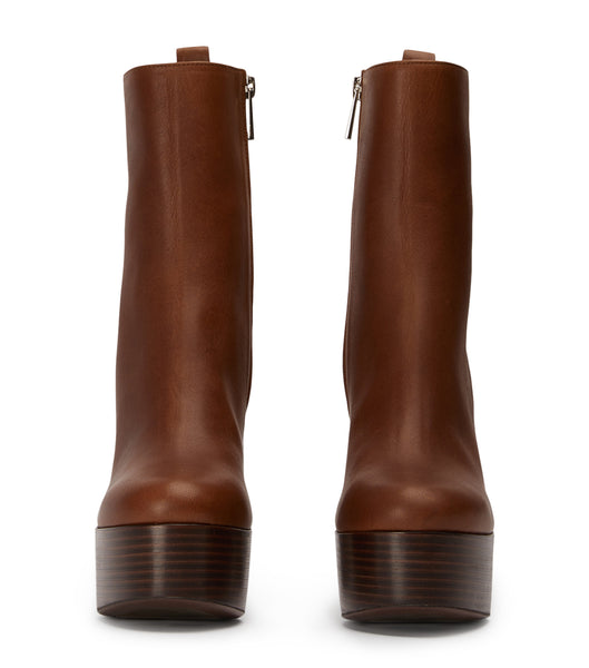 Tony Bianco Tyra Cognac 12cm Ankelstøvler Brune | FDKUI99416