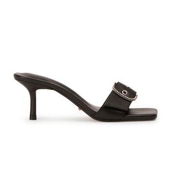 Tony Bianco Amy Black Nappa 6.5cm Event hæle Sort | LDKSX81164