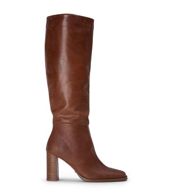 Tony Bianco Asher Cognac 8.5cm Mid Calf Støvler Brune | DKZDE59870