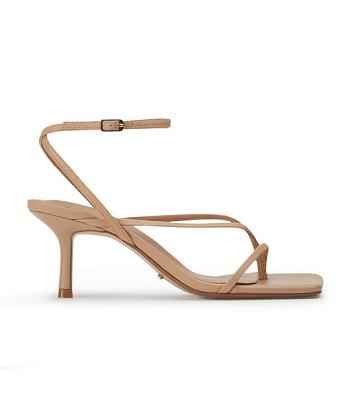 Tony Bianco Avi Skin Nappa 6.5cm Strappy hæle Hudfarvet | FDKHY93629