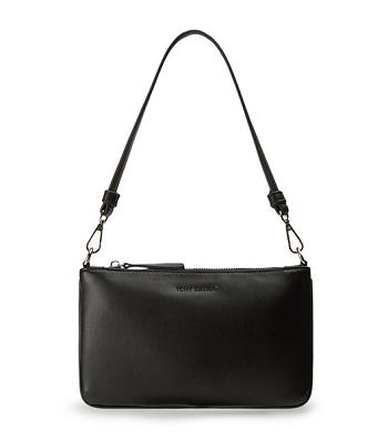 Tony Bianco Banjo Black Læder Shoulder Bag Accessories Sort | ADKWC30394