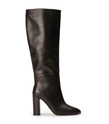 Tony Bianco Boss Black Como 9.5cm Mid Calf Støvler Sort | DKICD66855