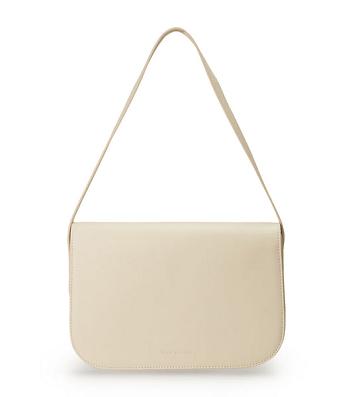 Tony Bianco Cecil Vanilla Læder Shoulder Bag Accessories Lysegul | BDKSD59824