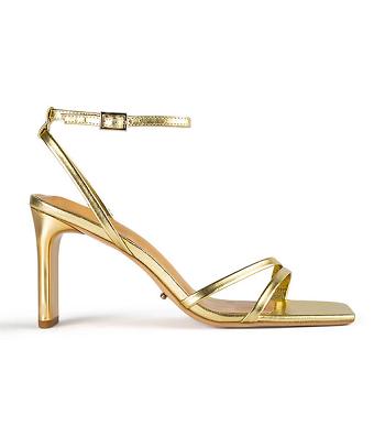 Tony Bianco Corso Gold Nappa Metallic 8.5cm Stilethæle Guld Metal | ADKWC61319