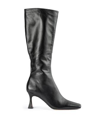 Tony Bianco Fantasy Black Venice 8cm Mid Calf Støvler Sort | ADKDF87051