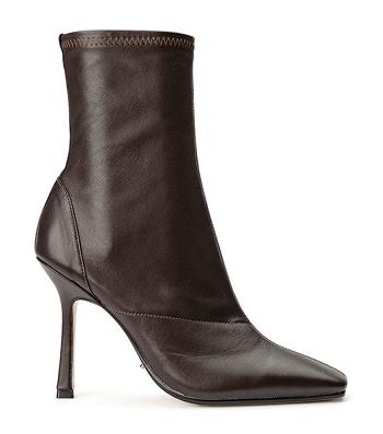 Tony Bianco Halsey Chocolate Nappa 10.5cm Stiletstøvler Chokolade | XDKBH31160