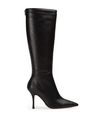 Tony Bianco Kortez Black Venice 9.5cm Mid Calf Støvler Sort | DDKKV32266