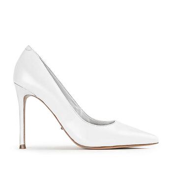 Tony Bianco Lotus Milk Capretto 10.3cm Court Sko Hvide | MDKFT39528