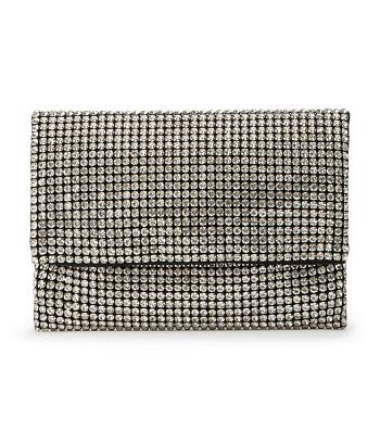 Tony Bianco Maddox Clear Crystal Clutch Accessories Sølv | PDKQX94970