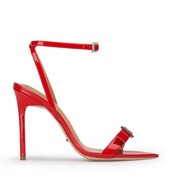 Tony Bianco Mopsy Scarlet Lak 10.5cm Event hæle Dyb Rød | DKICD73259