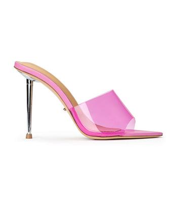 Tony Bianco Mylo Pink Vinylite/Pink 10.5cm Stilethæle Lyserød Lyserød | DKIIZ86938