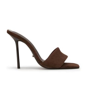 Tony Bianco Natalie Espresso Ruskind 10.5cm Event hæle Chokolade | SDKVO12868