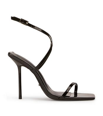 Tony Bianco Naxos Black Lak 10.5cm Event hæle Sort | DKJZR89819