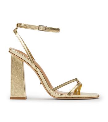 Tony Bianco Nix Gold Nappa Metallic 10.5cm Brudehæle Guld Metal | TDKWZ51533