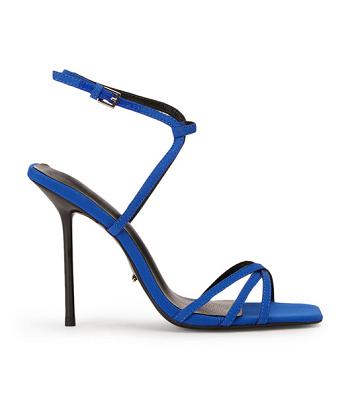 Tony Bianco Nomad Azure Crepe 10.5cm Event hæle Blå | MDKFT21441