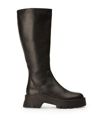 Tony Bianco Rage Black Turin 5.5cm Mid Calf Støvler Sort | TDKPQ53407