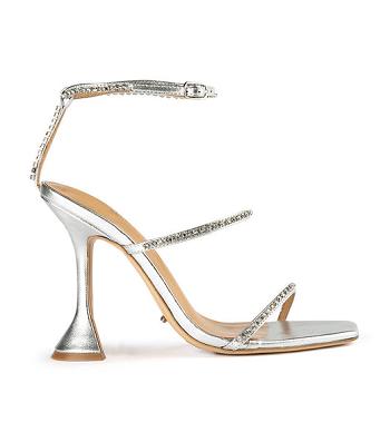 Tony Bianco Shy Silver Nappa Metallic 10.5cm Event hæle Sølv Metal | BDKSD88221