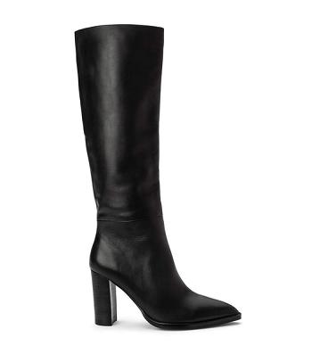 Tony Bianco Skyla Black Como 9cm Støvler med Hæl Sort | DDKVO24340