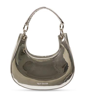 Tony Bianco Talia Silver Shine Mini Handbags Accessories Sølv | DKNZX90461