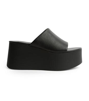 Tony Bianco Tegan Black Sheep Nappa 9.5cm Kilehæl Sko Sort | UDKND88734