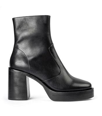 Tony Bianco Thunder Black Como 9cm Støvler med Hæl Sort | LDKTR67681