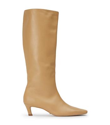 Tony Bianco Vixon Honey Nappa 5cm Mid Calf Støvler Orange | DKICD57169