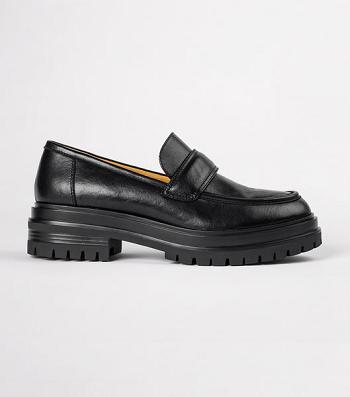 Tony Bianco Wiz Black Venice 4.5cm Loafers Sort | DKNZX27876